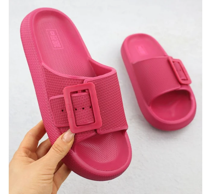 Dámske šľapky RR274A583 Dark pink - Big Star
