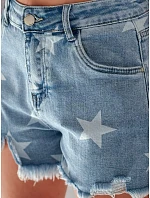 Dámske džínsové šortky MOONSTAR blue FashionStreet SY0471