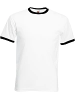 T tričko white/black model 22496619 - Fruit of the Loom