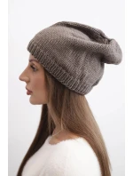 Čepice s rolováním Magda K293 camel