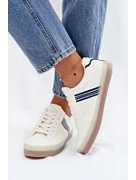 Eko kožené dámské tenisky Big Star model 22074741 Bílé - Big Star Shoes