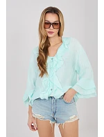 Košeľa s dlhým rukávom model 225517 Taliansko Moda