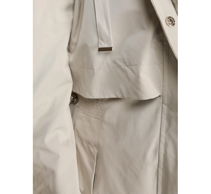 Dámska prechodná bunda parka béžová FashionStreet TY5557