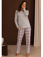 Pyžamo Regina 4028 s dlhými rukávmi, veľkosti M–2XL, Z26