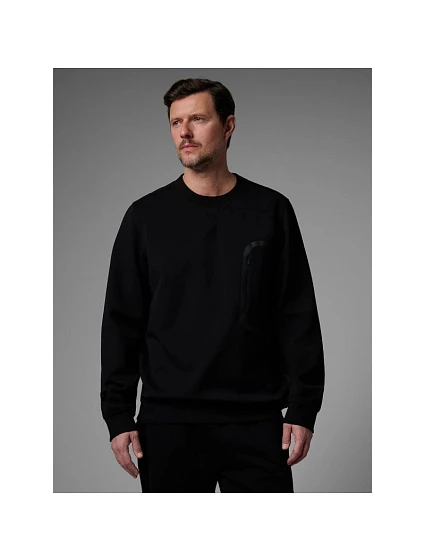 Pánská mikina z fleece s střihem bez kapuce x model 22359195 - 4F