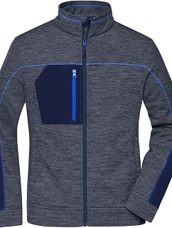 JN Dámská pletená fleecová bunda 02. navy model 22532554 - Daiber