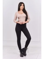 Body s potlačou pištole béžovej