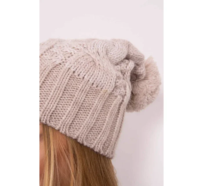 Fleecová čiapka Paris K213 light beige