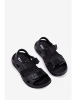 Piankowe Sandały Dziecięce Big Star RR374513 Czarne