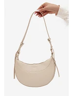 Malá kabelka z imitace kůže světle béžová model 22220913 - Flora&Co