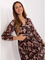 Šaty IT SK 10536 1.16P hnedé Šaty IT SK 10536 1.16P hnedé