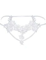 Zmyselné tangá V-8858 biela - Axami