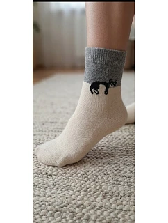 Ponožky Be Snazzy SK-132 – vlnené mačičky