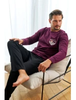 Pánske pyžamo 7139 víno plus - Doctornap Pánske pyžamo 7139 víno plus - Doctornap