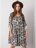 Šaty DHJ SK 21464.99 svetlo šedá