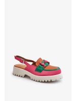 Dámske sandále MR38-656 pink-orange-green - Krok vo veľkom štýle