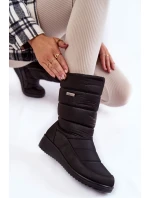 teplé boty na klínku Černé model 21602347 - EVENTO