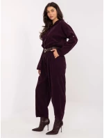 IT nohavice SP 258009.83 tmavo fialové IT nohavice SP 258009.83 tmavo fialové