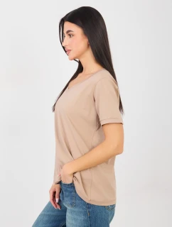 T shirt RV TS model 21889052 ciemny bezowy - FPrice