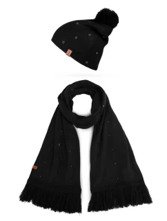 Dámsky set šatky a čiapky Vuch Nurit Set Black