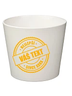 Biely keramický kvetináč – najlepší xx SINCE xx – veľký Biely keramický kvetináč – najlepší xx SINCE xx – veľký