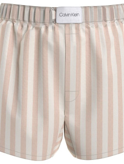 Dámske pyžamové šortky QS6892E FRN prúžky - Calvin Klein