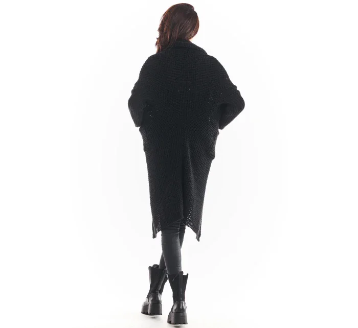 Dámsky sveter A391 čierny - Awama Dámsky sveter A391 čierny - Awama