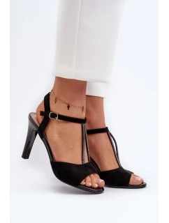Sandále na podpätku model 197092 Krok vo veľkom štýle