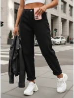 Jeansy damskie mom fit stan czarne model 22029989 - FashionStreet