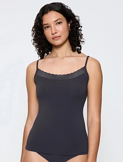 Feel of Modal Spaghetti Top  GRAY  GRAY  model 22080326 - Triumph