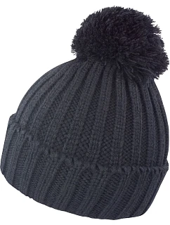 R Pletená čepice s bambulí 28. black model 22424908 - Result Headwear