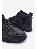 Sneakersy Męskie Ocieplane Big Star OO174587 HI-POLLY SYSTEM Czarne Sneakersy Męskie Ocieplane Big Star OO174587 HI-POLLY SYSTEM Czarne