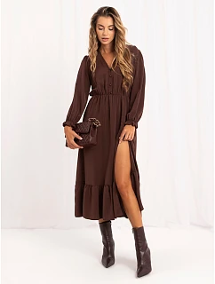 Sukienka MI SK brązowy model 22360368 - FPrice