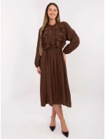 Sukienka MI SK model 21768495 brązowy - FPrice