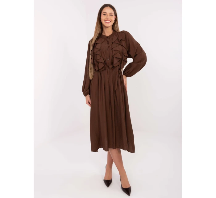 Sukienka MI SK model 21768495 brązowy - FPrice