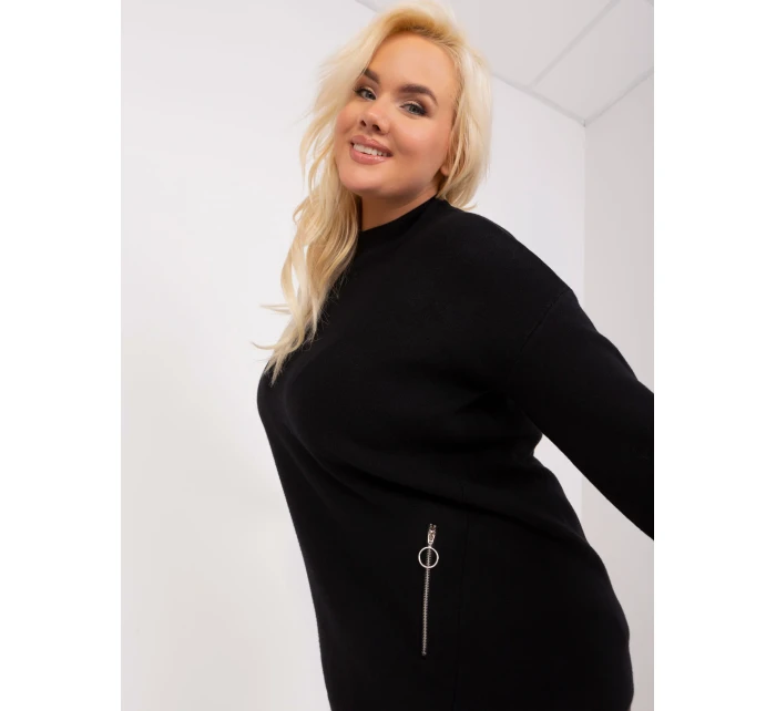 Sweter PM SW model 18949292 czarny - FPrice Sweter PM SW model 18949292 czarny - FPrice