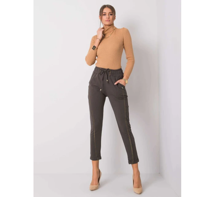 Tepláky RV DR model 17500003 tmavá khaki - FPrice Tepláky RV DR model 17500003 tmavá khaki - FPrice