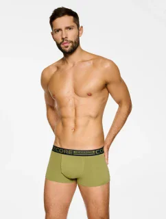 Boxerky Nosh 39781-MLC Zelená a tmavo modrá - Henderson