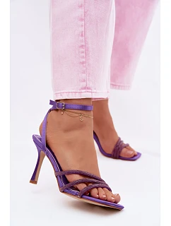 Sandále na podpätku model 226920 Vykročte štýlovo