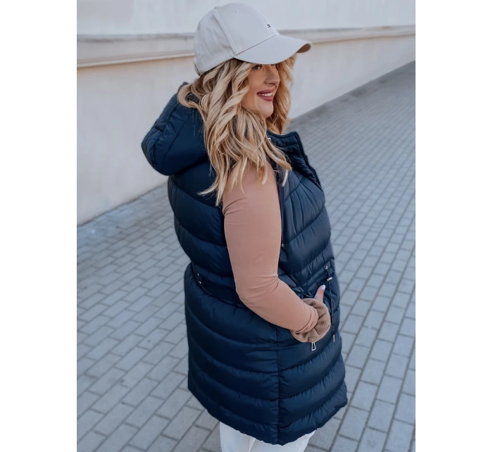 Dámska tmavomodrá vesta KERIS FashionStreet TY2926