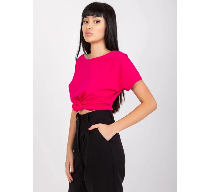 Tshirt basic z dekoltem z Feel Good model 21266691 - Factory Price