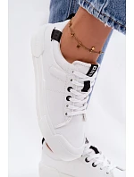 Dámské tenisky Big Star NN274444 Memory Foam systém Bílé Dámské tenisky Big Star NN274444 Memory Foam systém Bílé