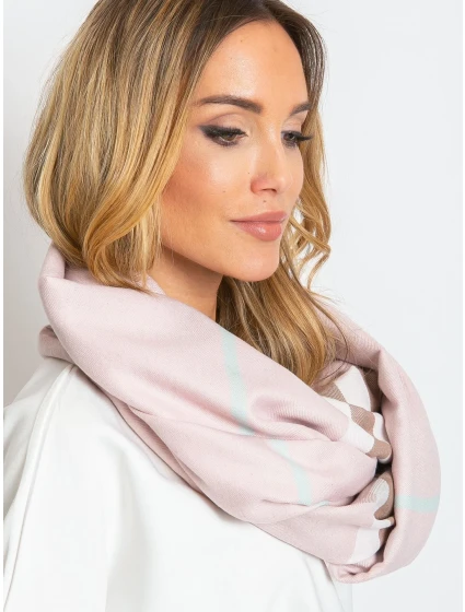 Dámský šátek AT CH model 14832359 světle růžový - FPrice Dámský šátek AT CH model 14832359 světle růžový - FPrice