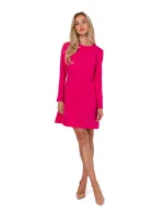 Dámske šaty M753 ružové - MOE Dámske šaty M753 ružové - MOE