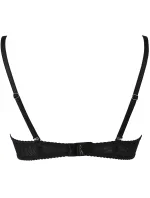 Dámska sexy podprsenka V-9881 Čierna s červenou - Axami