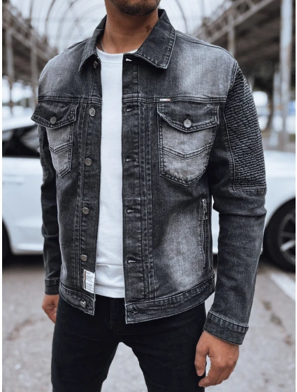 Pánská džínová bunda černá Dstreet model 21978836 - FashionStreet