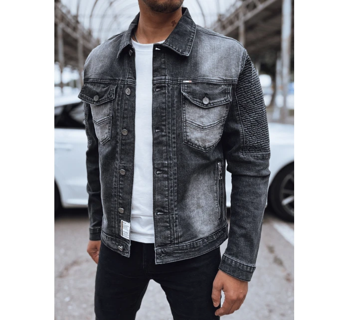 Pánská džínová bunda černá Dstreet model 21978836 - FashionStreet