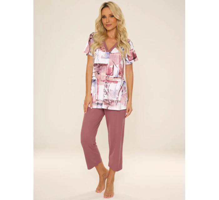 De Lafense 777 Fialové pyžamo M-2XL