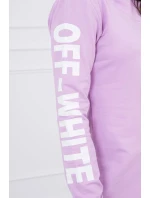 Off White fialové šaty