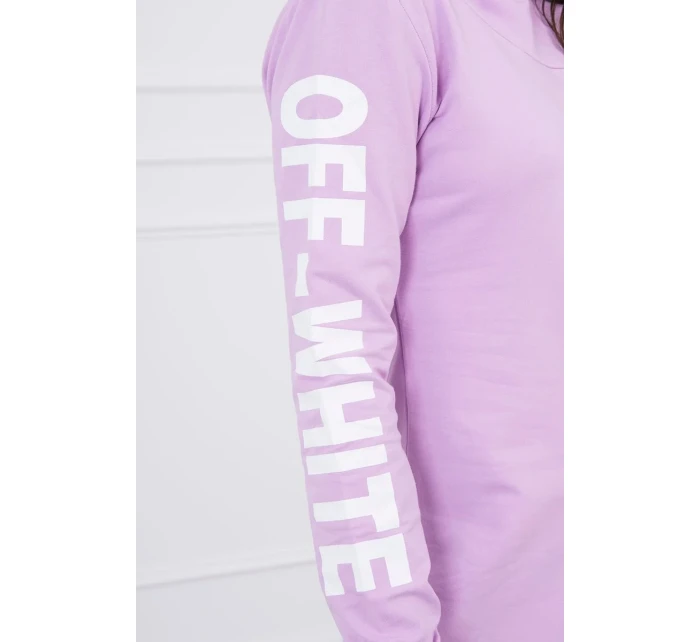 Off White fialové šaty